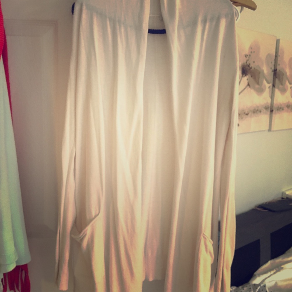 Cream cardigan